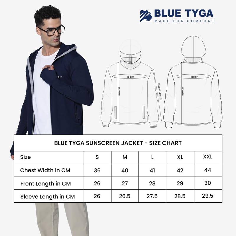 BLUE TYGA™ Sunscreen Jacket 2.0 – Advanced Sun & Pollution Defense