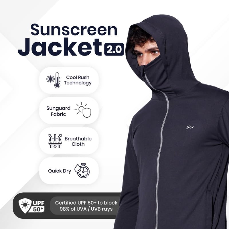 BLUE TYGA™ Sunscreen Jacket 2.0 – Advanced Sun & Pollution Defense