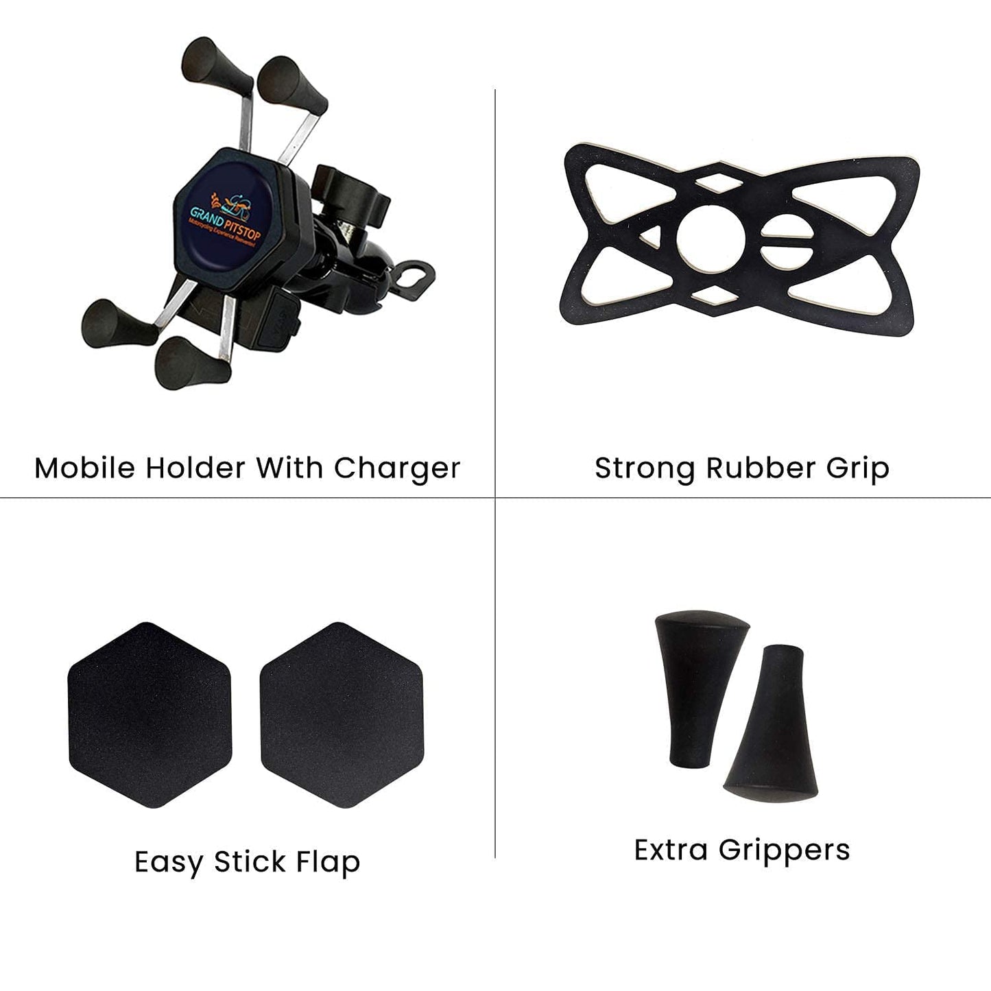 GRAND PITSTOP™ Jaw Grip Mobile Holder – Secure Navigation