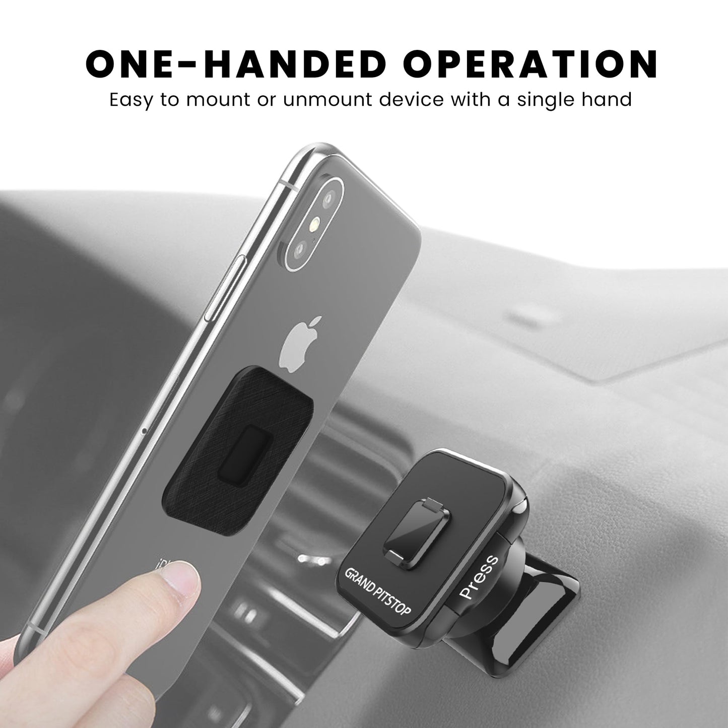 GRAND PITSTOP™ Jaw Grip Mobile Holder – Secure Navigation