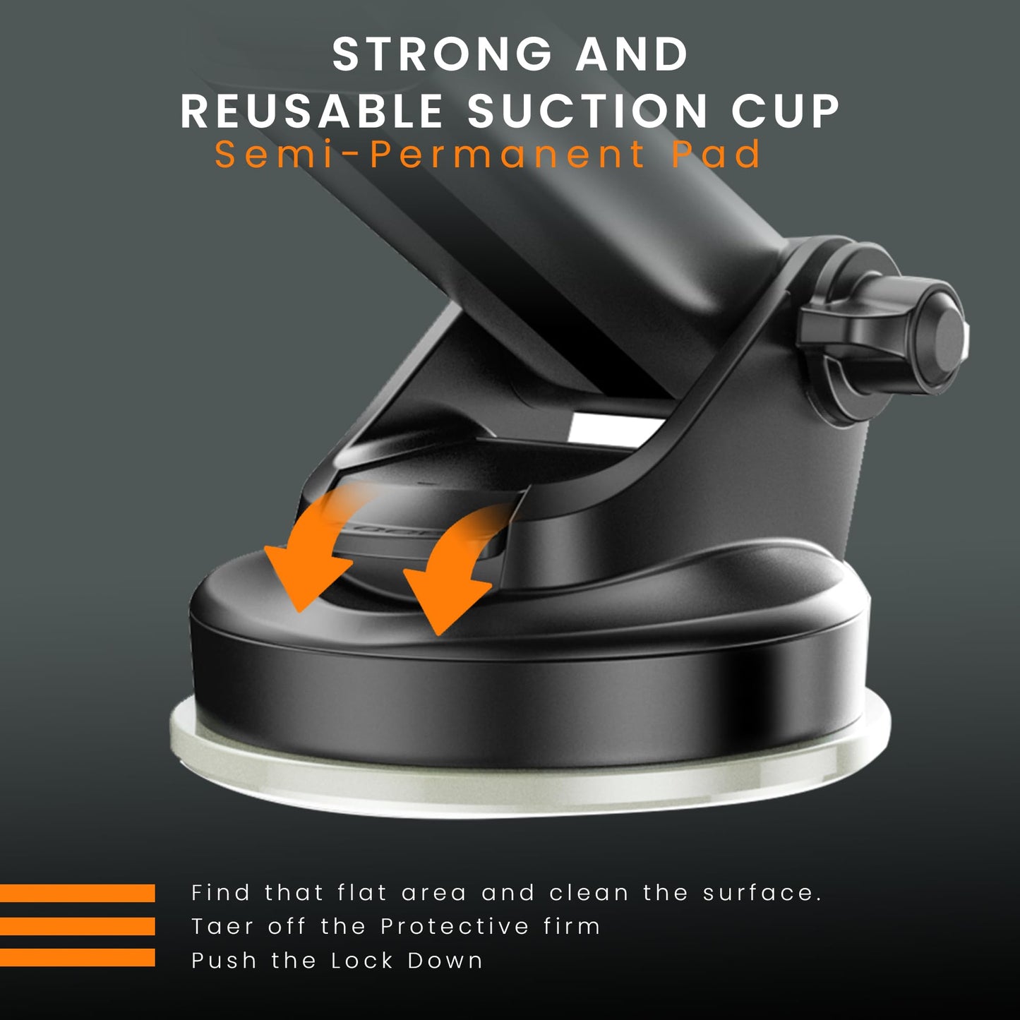 GRAND PITSTOP™ Jaw Grip Mobile Holder – Secure Navigation