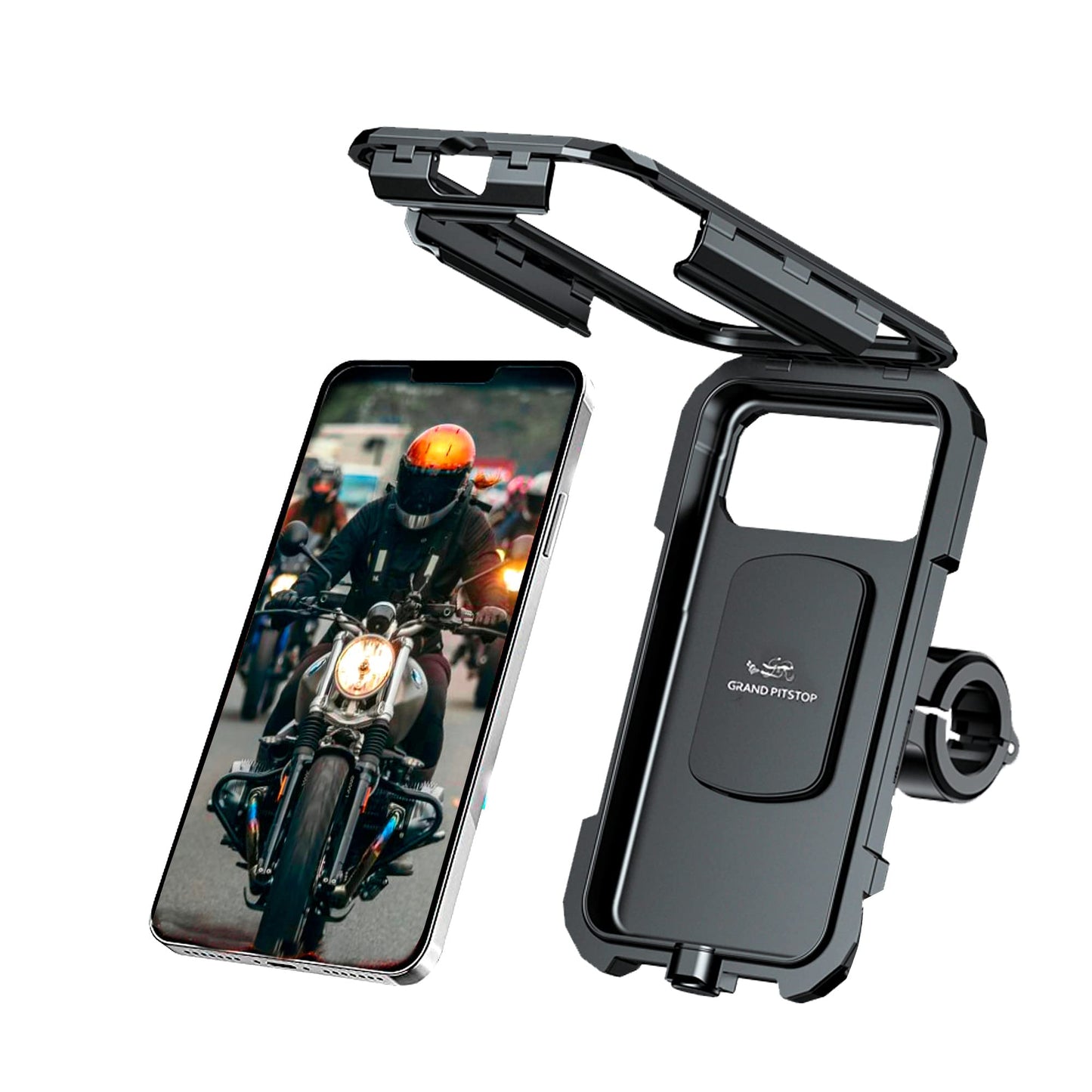 GRAND PITSTOP™ Jaw Grip Mobile Holder – Secure Navigation