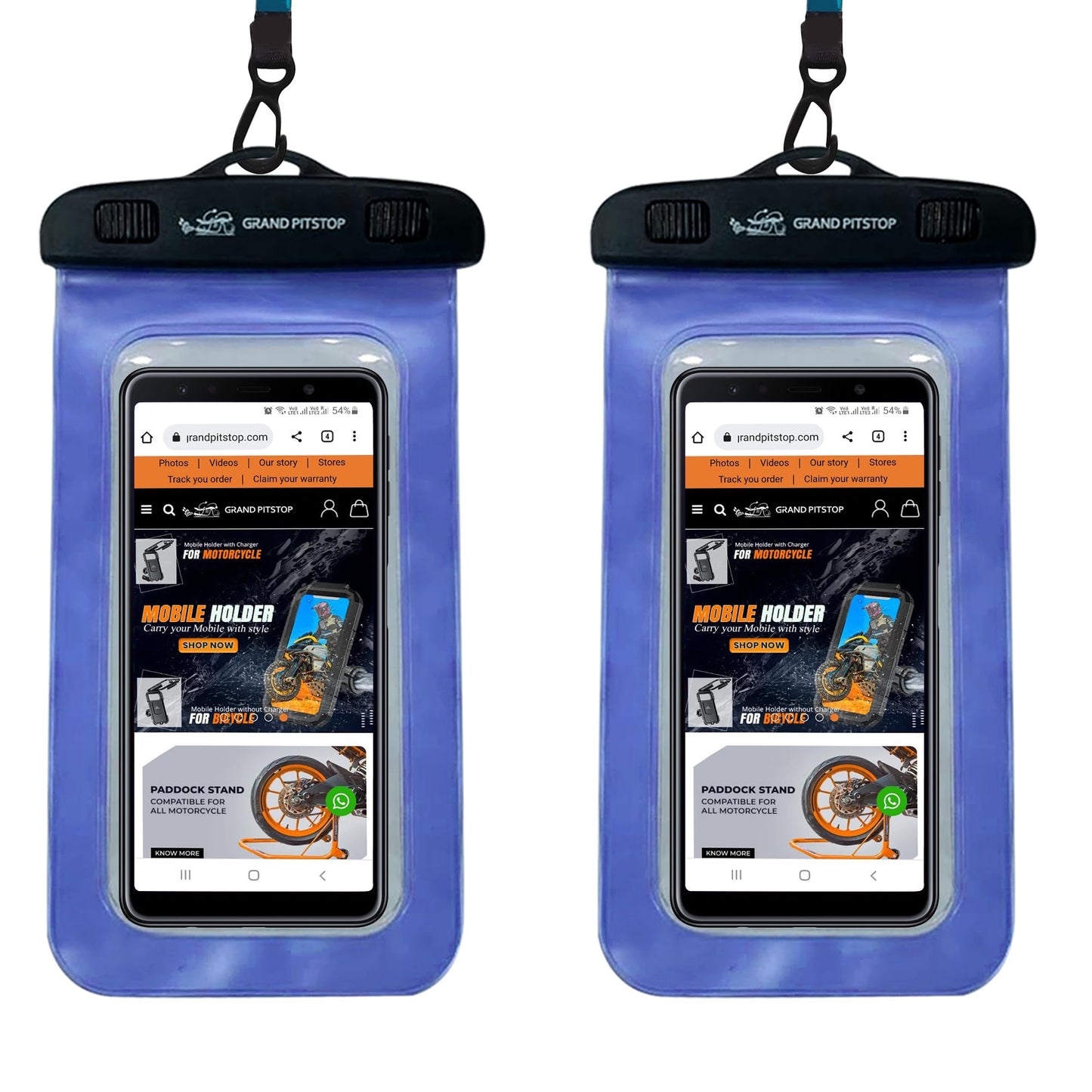 GRAND PITSTOP™ Jaw Grip Mobile Holder – Secure Navigation