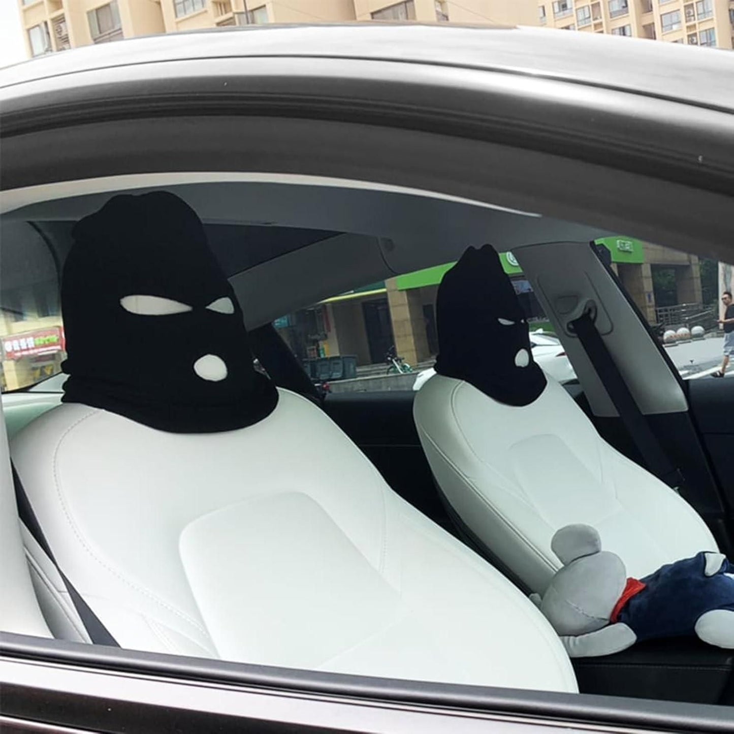 Funny Spoof Car Seat Headgear – Quirky Accessory for Car Enthusiasts
