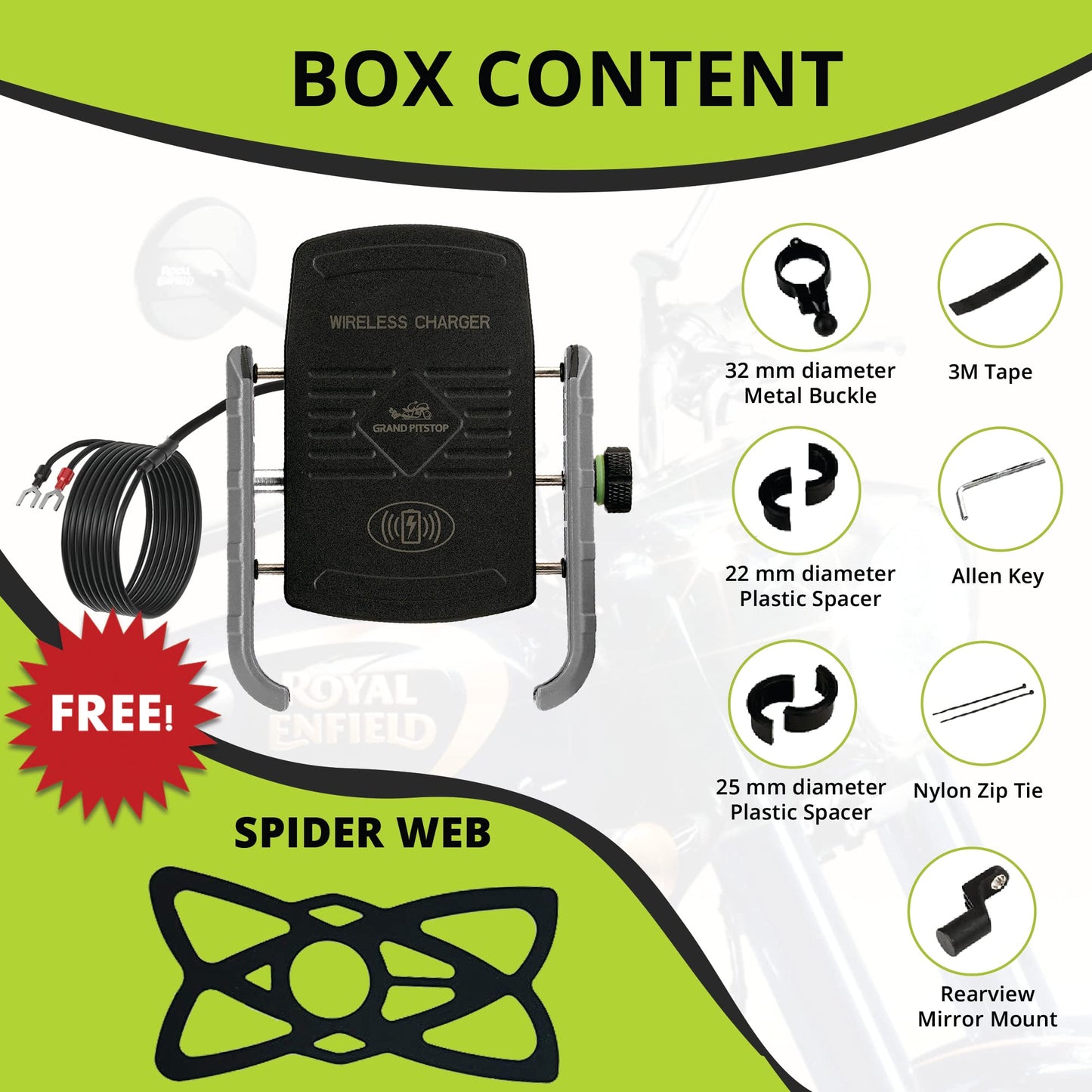 GRAND PITSTOP™ Jaw Grip Mobile Holder – Secure Navigation