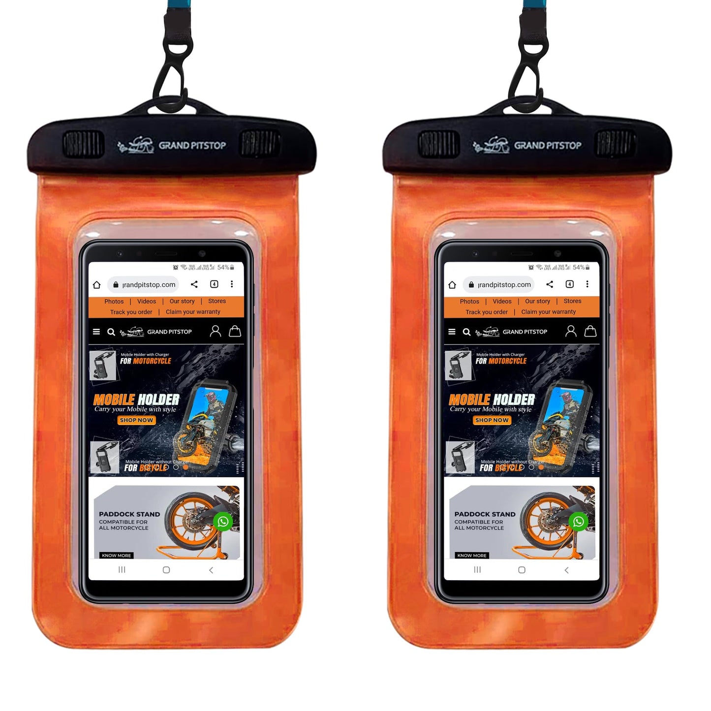 GRAND PITSTOP™ Jaw Grip Mobile Holder – Secure Navigation