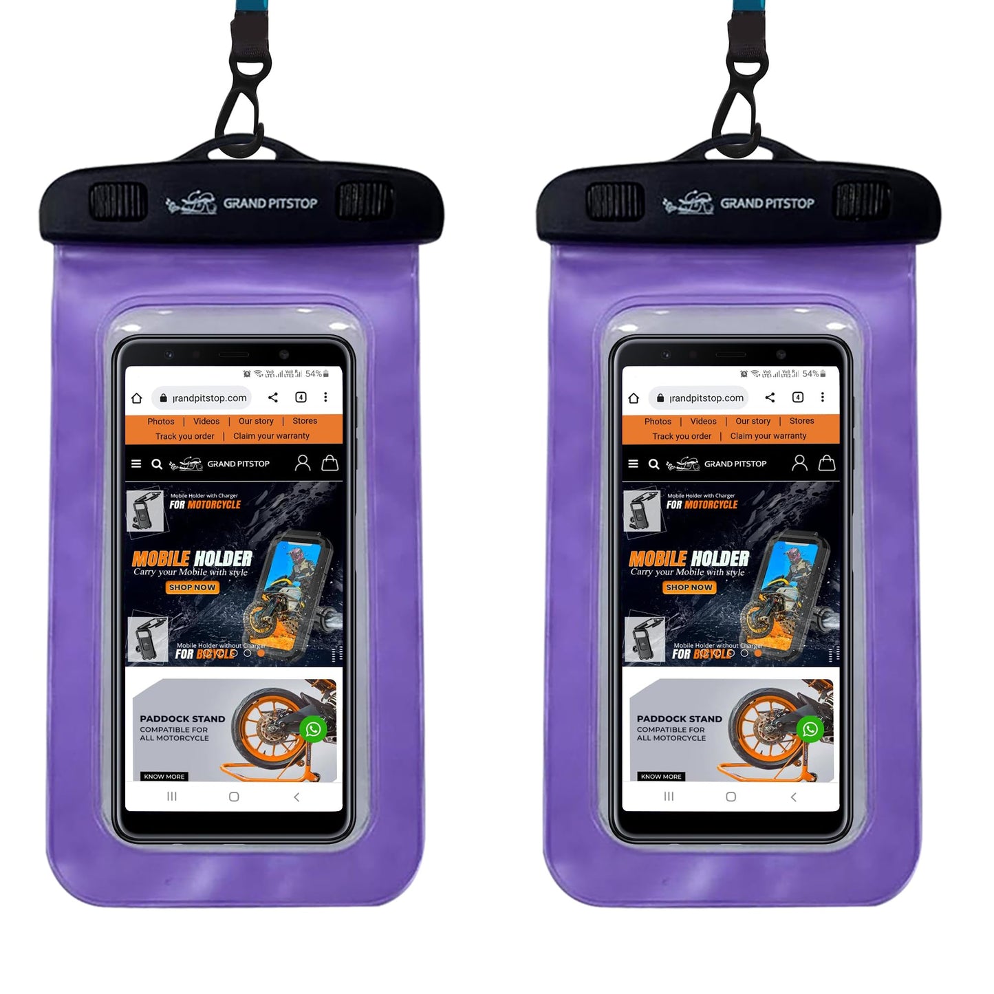 GRAND PITSTOP™ Jaw Grip Mobile Holder – Secure Navigation