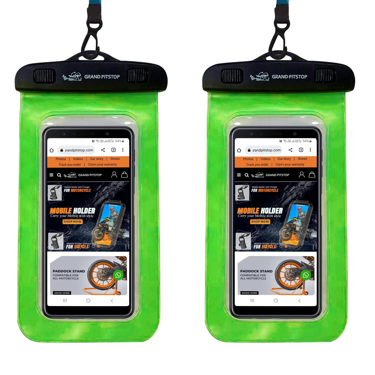 GRAND PITSTOP™ Jaw Grip Mobile Holder – Secure Navigation