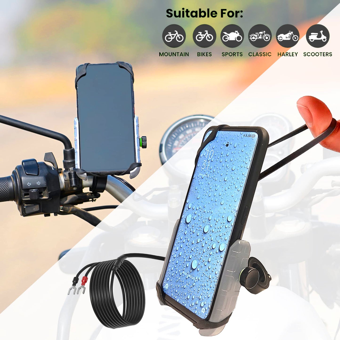 GRAND PITSTOP™ Jaw Grip Mobile Holder – Secure Navigation