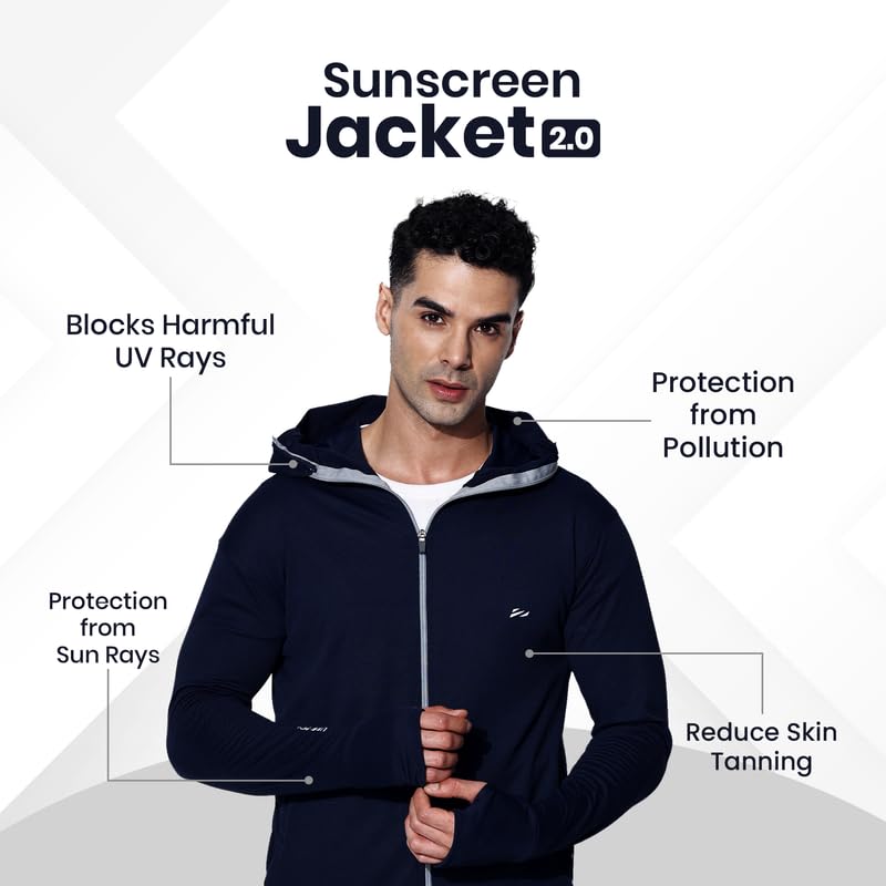 BLUE TYGA™ Sunscreen Jacket 2.0 – Advanced Sun & Pollution Defense