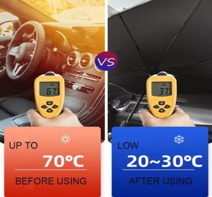 Universal Car Sunshade Umbrella – Instant Heat Protection