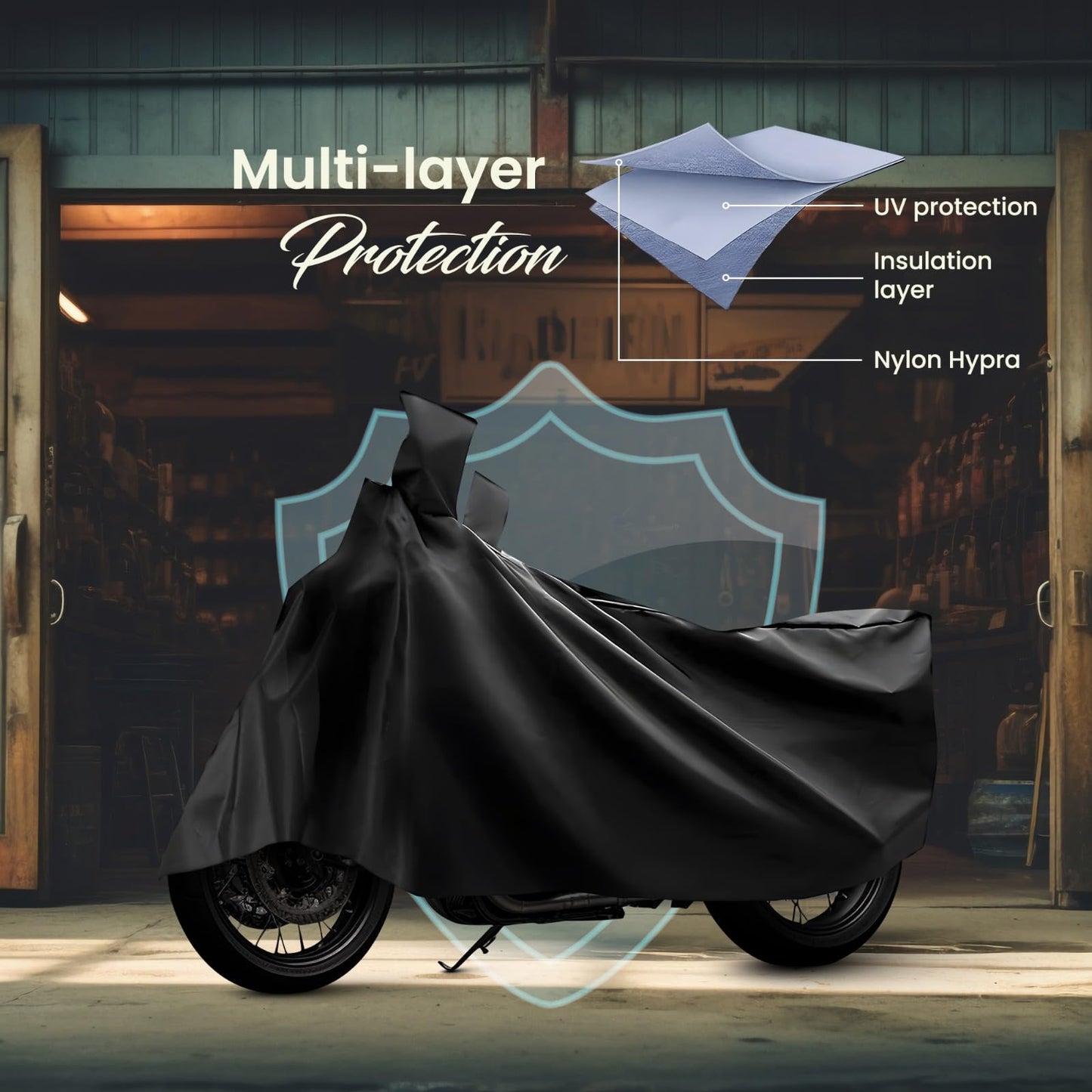 Autofy™ Universal Bike Cover – Comprehensive Protection
